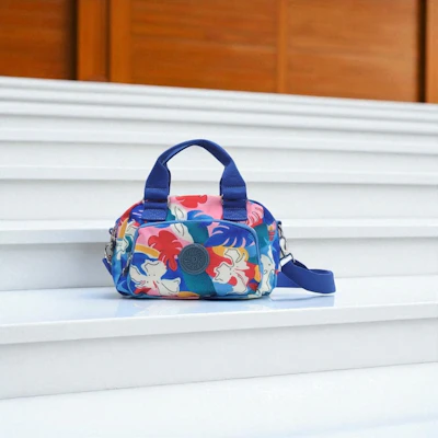 CRINKLE Printed Mini Tote Hand Bag