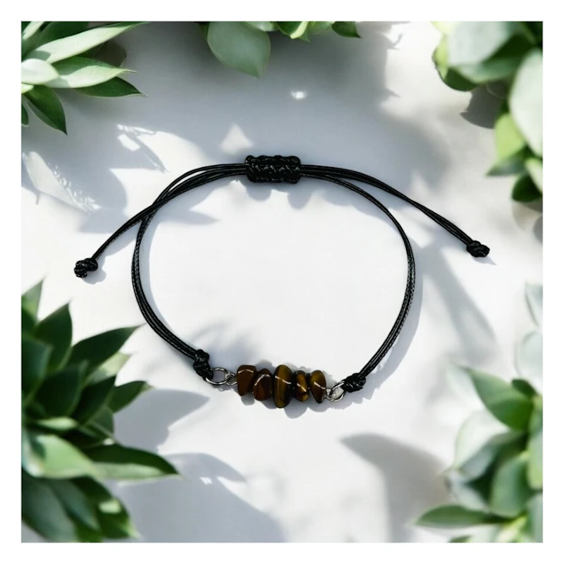 Kordel-Armband "Tigerauge"
