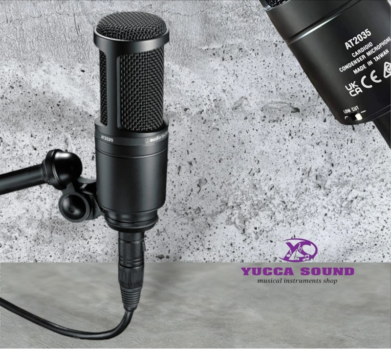Audio-Technica AT2020 Cardioid Condenser Microphone