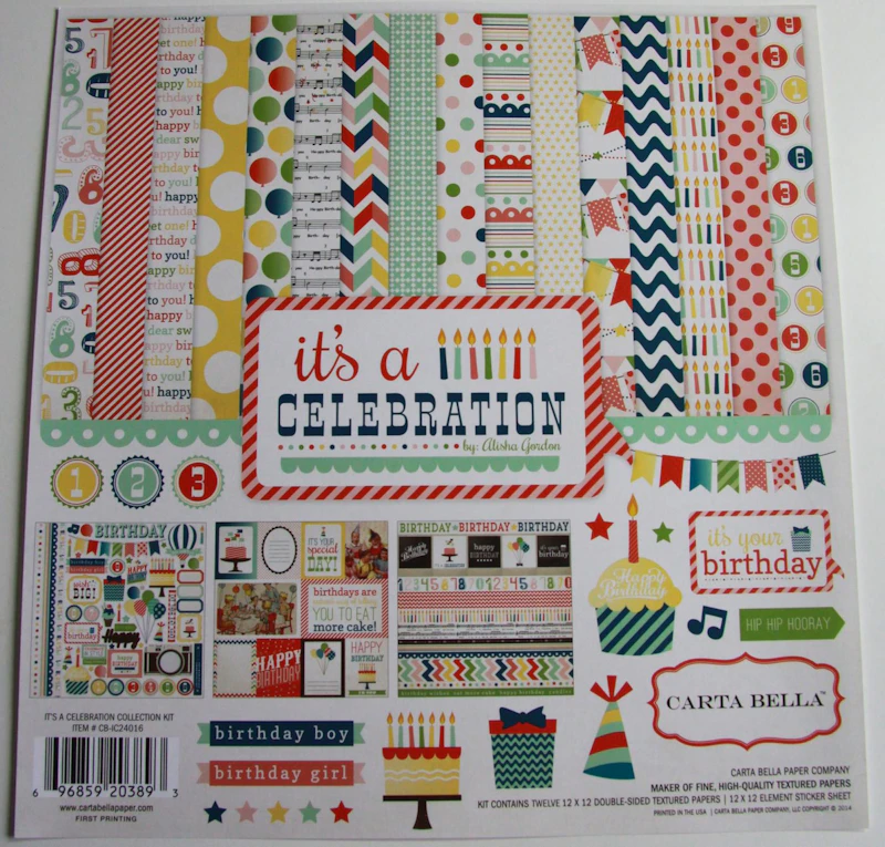 Scrapbook-Set "It´s a Celebration"