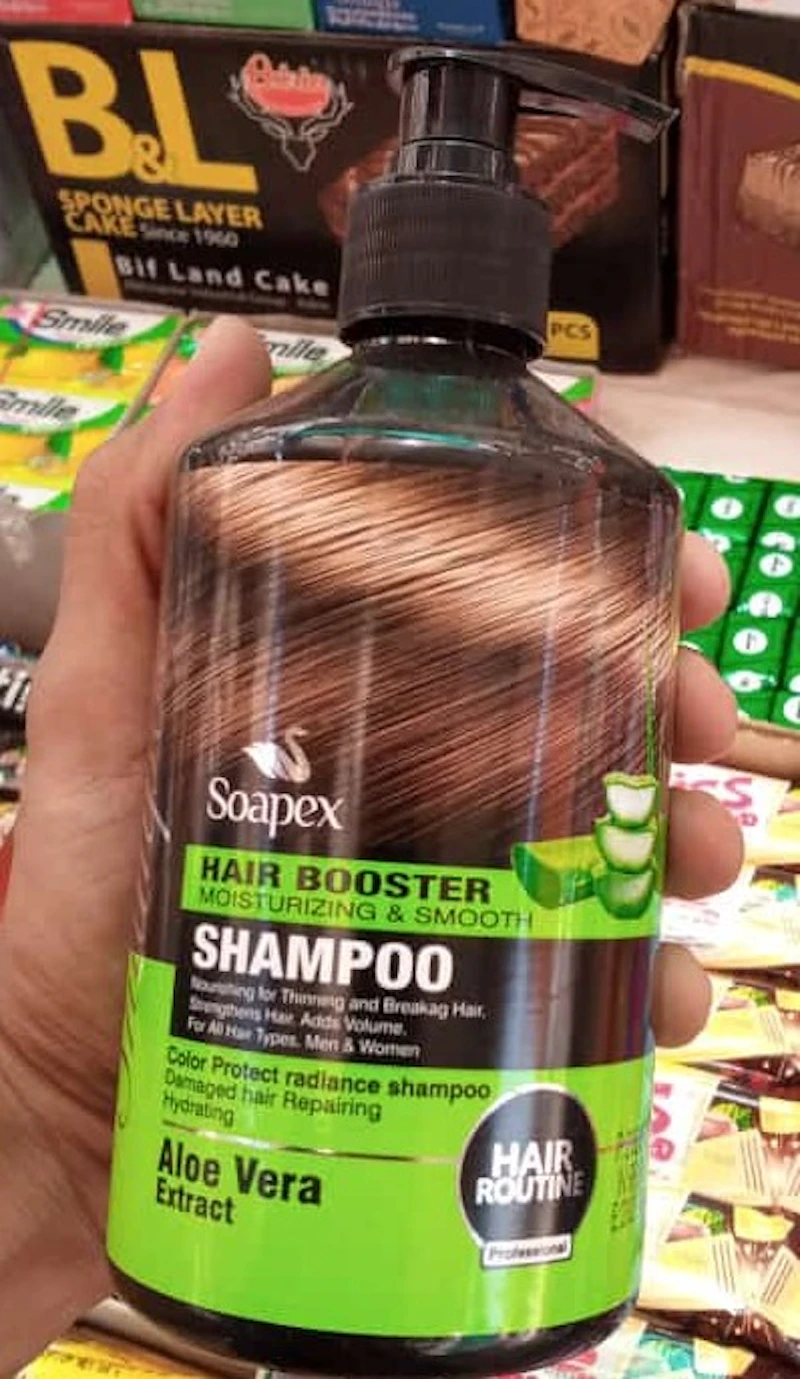 Soapex Hair Booster Shampoo Aloe Vera Extract