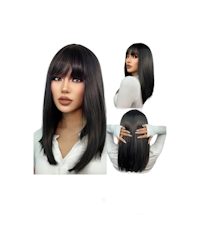 Wigs with Bang Straight Bob