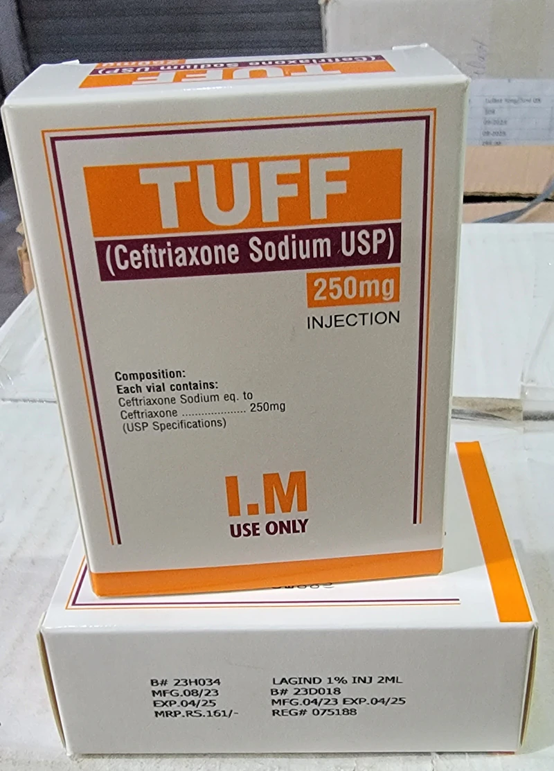 Tuff 250mg inj (Ceftriaxone)  