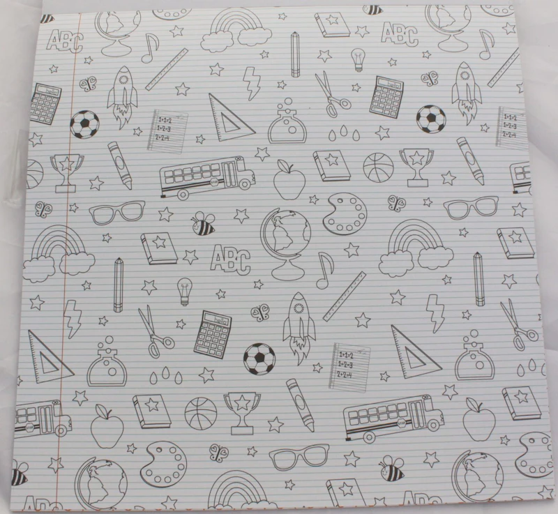 Scrapbook-Block "Schule"