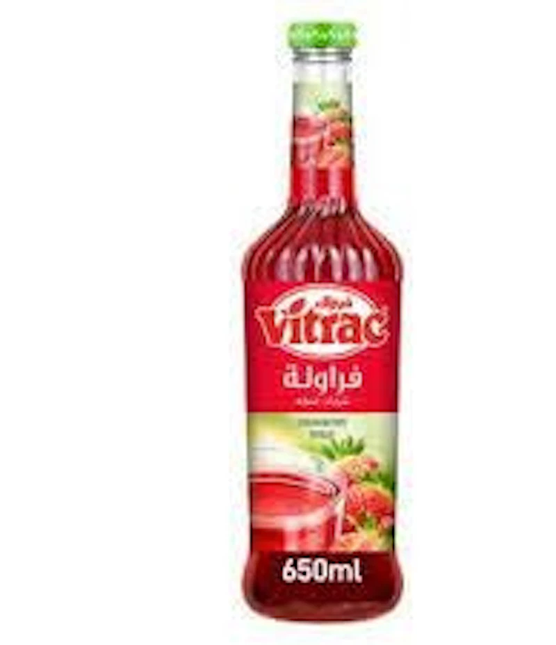 شربات الفراولة من فيتراك - 650 مل