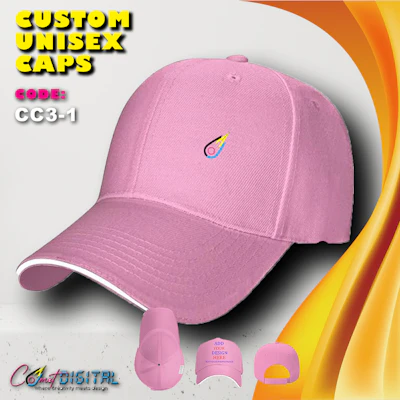 Unisex Custom Cap - Pink [Product ID CC3-1]