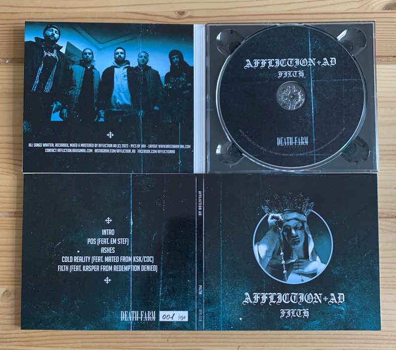 AFFLICTION AD - "FILTH" CD-EP