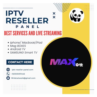 Max OTT IPTV Panel