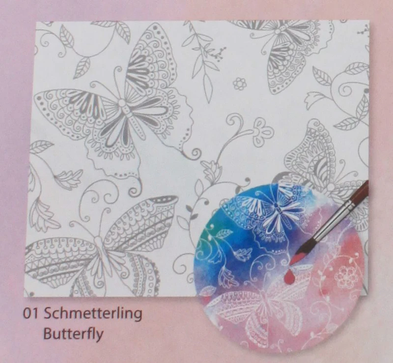 Zauberpapier "Schmetterling", 23 x 33cm