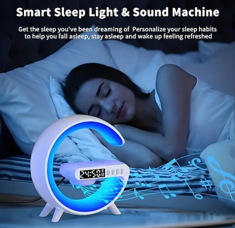 Wireless Speaker 6 Kinds Of Light Mode Wireless Charging Function Compatible With IOS / Android System 