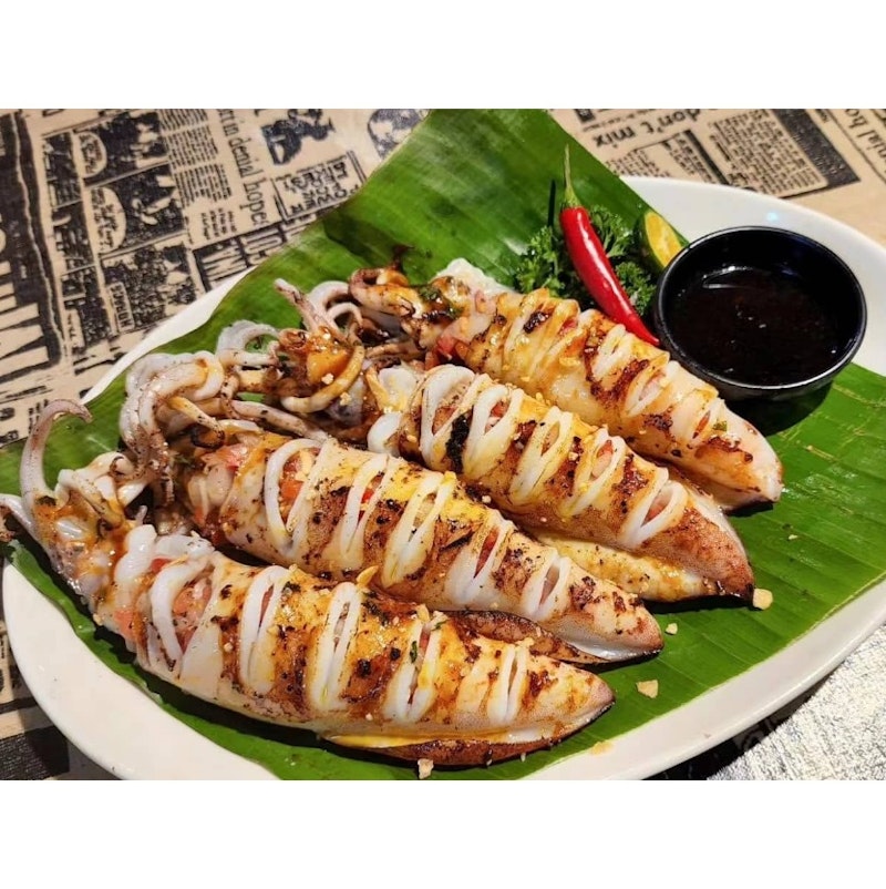 BBQ squid x2pcs(DC Cafe)