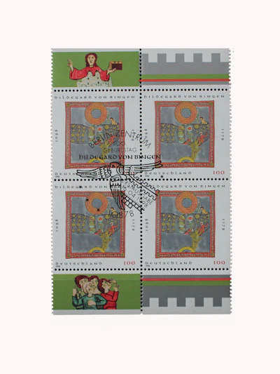 Robbert´s Briefmarken Deutschland 4er-Block MiNr. 1981 "Hildegard v. Bingen" mit SSt