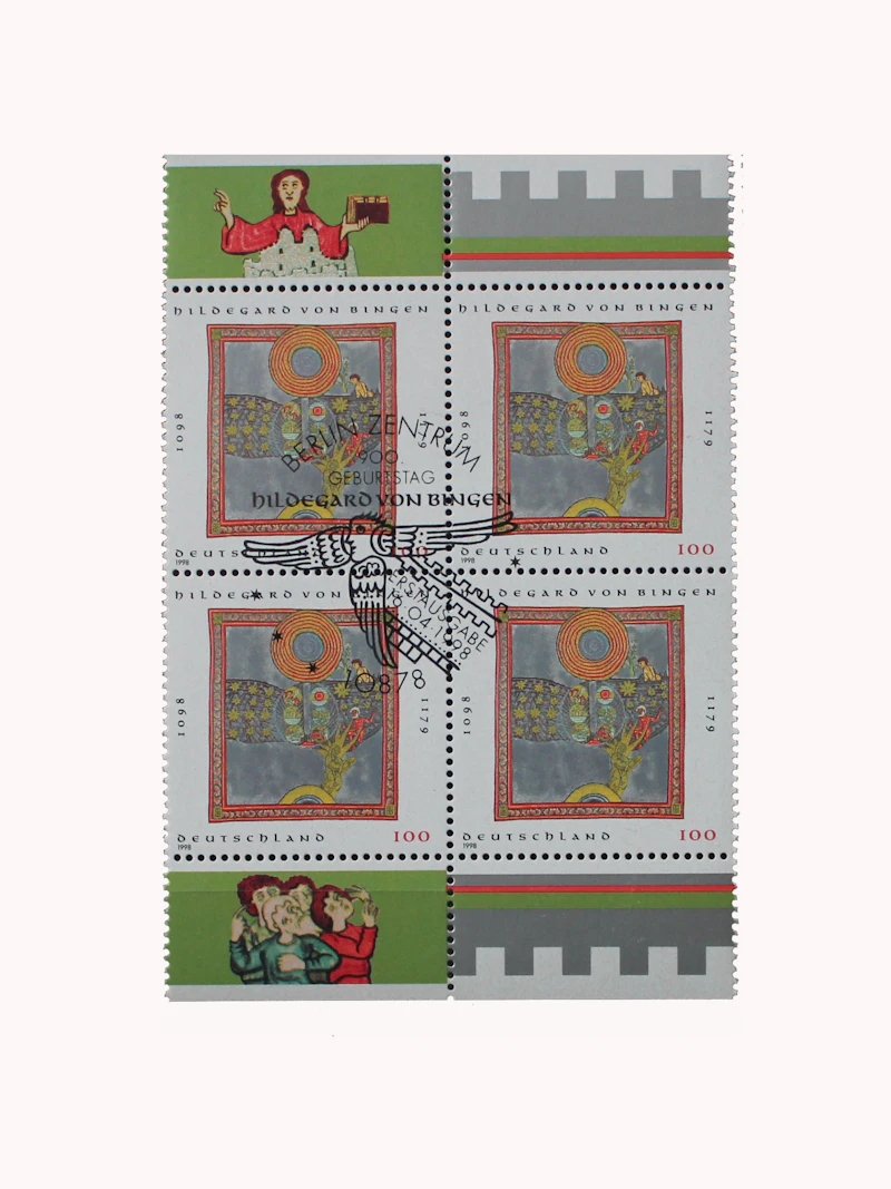 Robbert´s Briefmarken Deutschland 4er-Block MiNr. 1981 "Hildegard v. Bingen" mit SSt