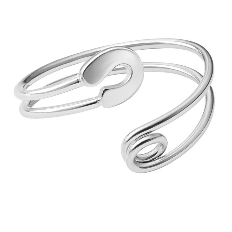 Edelstahl Ring "Büroklammer"