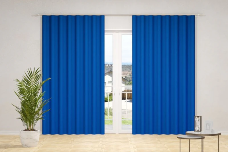 Curtain fabrics - SUNOUT, (back side of fabrics woven in white color), in 85 colors, width - 1,50 m.)