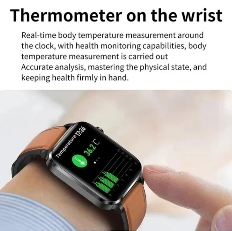 Bluetooth Calling New Blood Sugar Smart Watch Watch Heart rate blood pressure tracker 