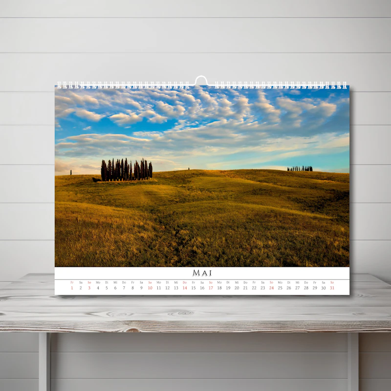 DIN A3 Wandkalender Italien 2026
