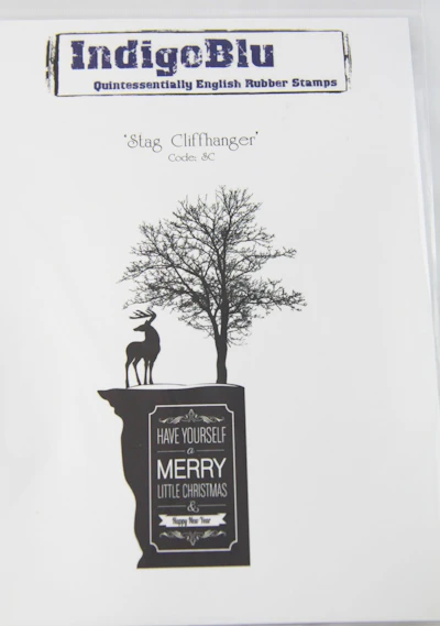 Indigo Blu A6 Stempel "Stag Cliffhanger"