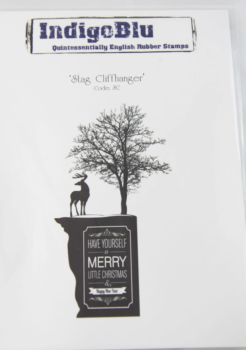 Indigo Blu A6 Stempel "Stag Cliffhanger"