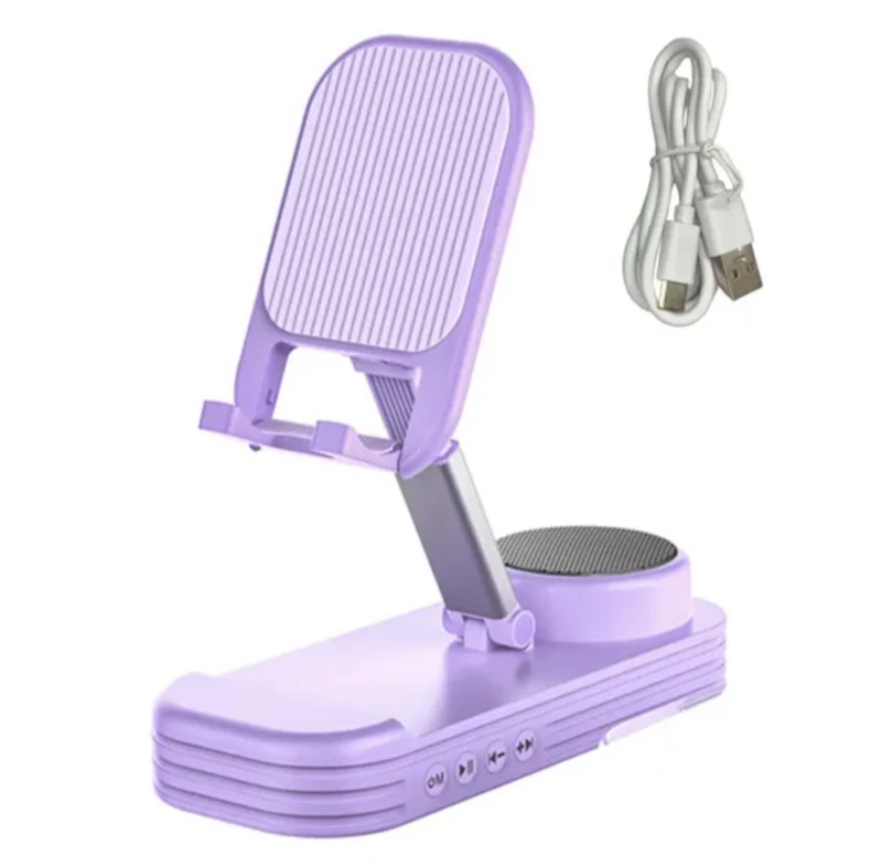 Mobile Phone Holder with Bluetooth Speaker