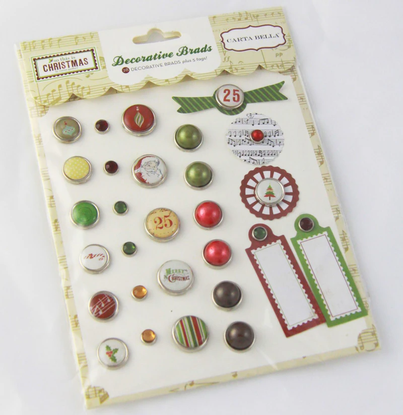 Brads & Tags "So This Is Christmas"