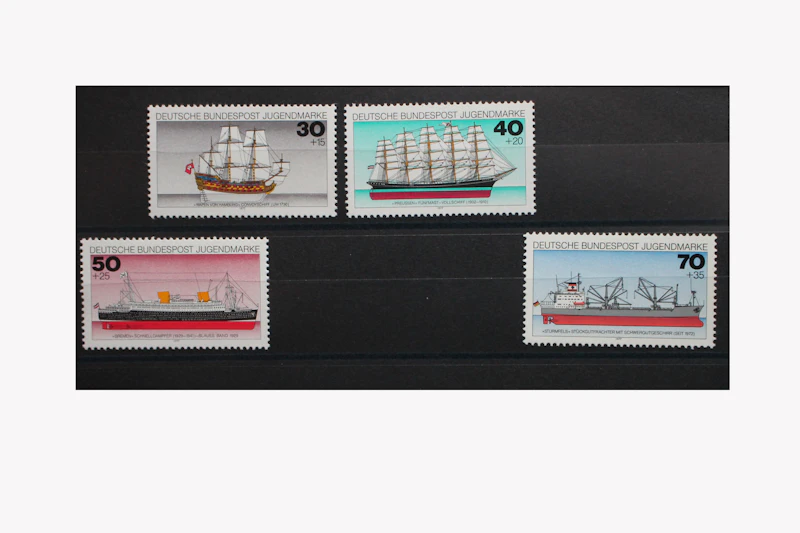 Robbert´s Briefmarken Bund Jugend : Deutsche Schiffe, postfrisch