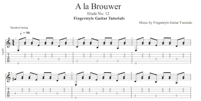 A La Brouwer | TABS & Sheet Music