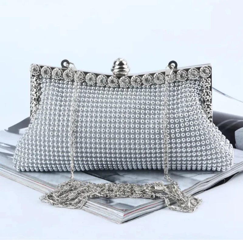 Rhinestone shoulder bag messenger tote