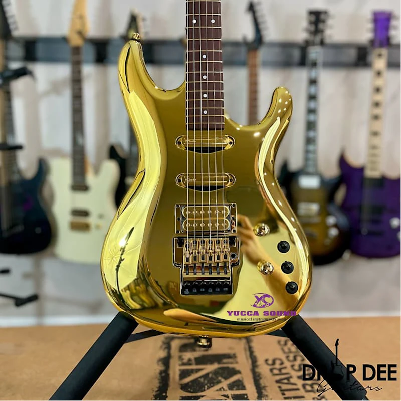 Ibanez JS2 Joe Satriani Signature Electric Guitar with DiMarzio Pickups – Gold