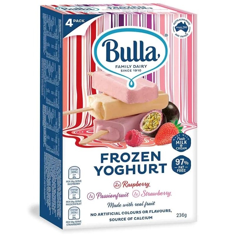 Bulla Ice Cream Stick x 4pcs from Australia (BluMart)