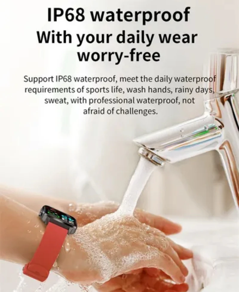 Bluetooth Calling New Blood Sugar Smart Watch Watch Heart rate blood pressure tracker 