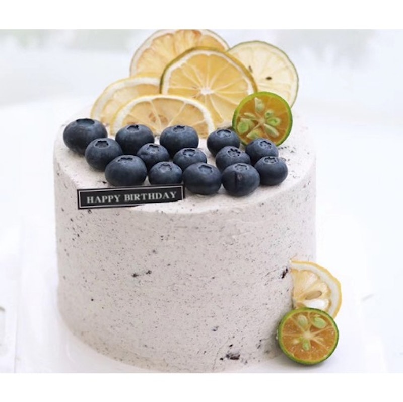 Cake of Lime and blueberry 6 inches (氹仔蛋糕速遞)