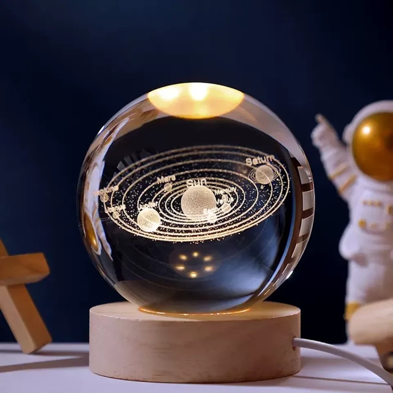 3D Crystal Ball Glowing Lamp 
