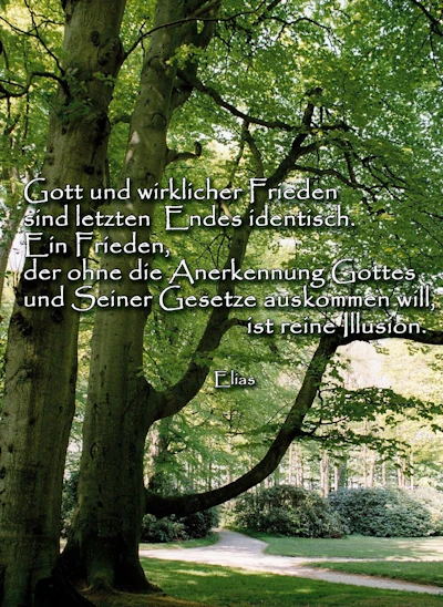 Gott und wirklicher Frieden