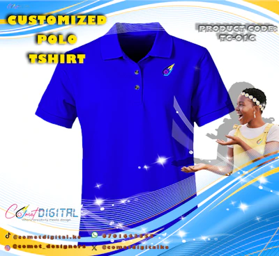 Custom Mens Collar Polo Shirt 