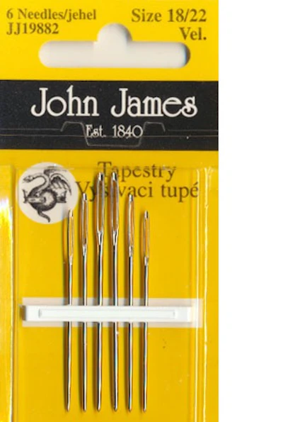 Sticknadeln ohne Spitze 6 Stück