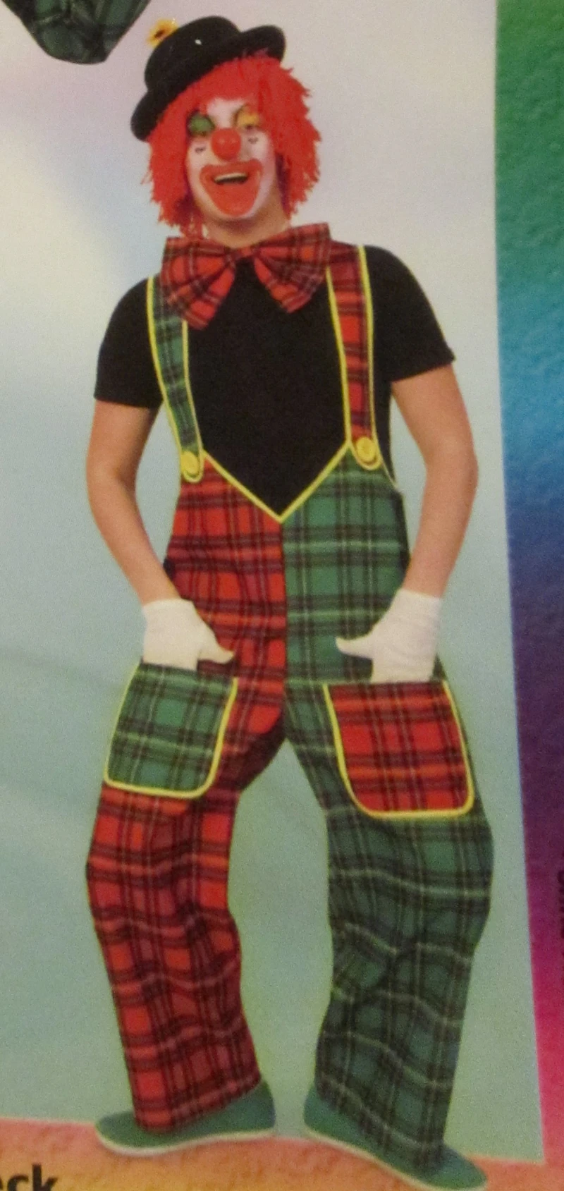 Kostüm Clown Hose McCheck Gr.XL