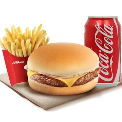 Cheesy Yumburger with Large Fries + 1 Coke