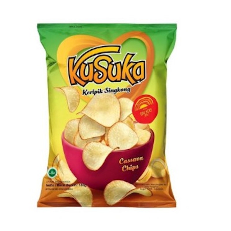 Kusuka keripik singkong spicy flavor (Indomarket)