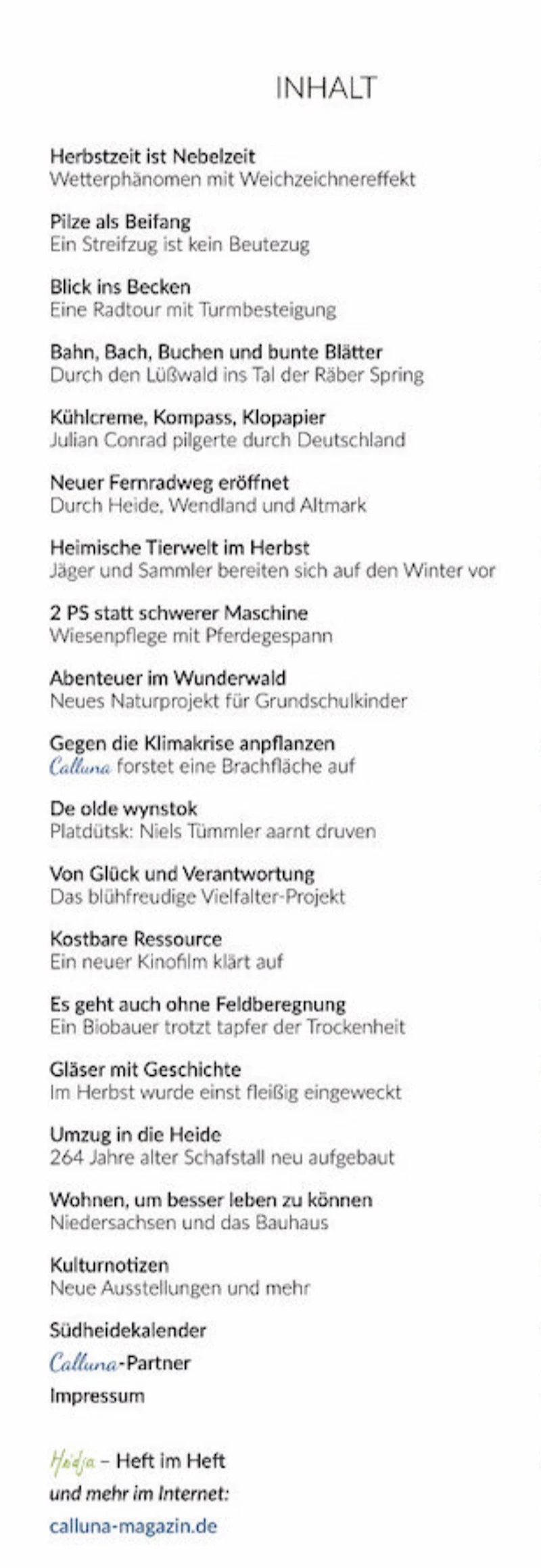 Calluna Herbst 2020