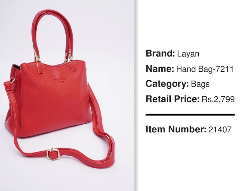 Synthetic Leather Ladies Handbag