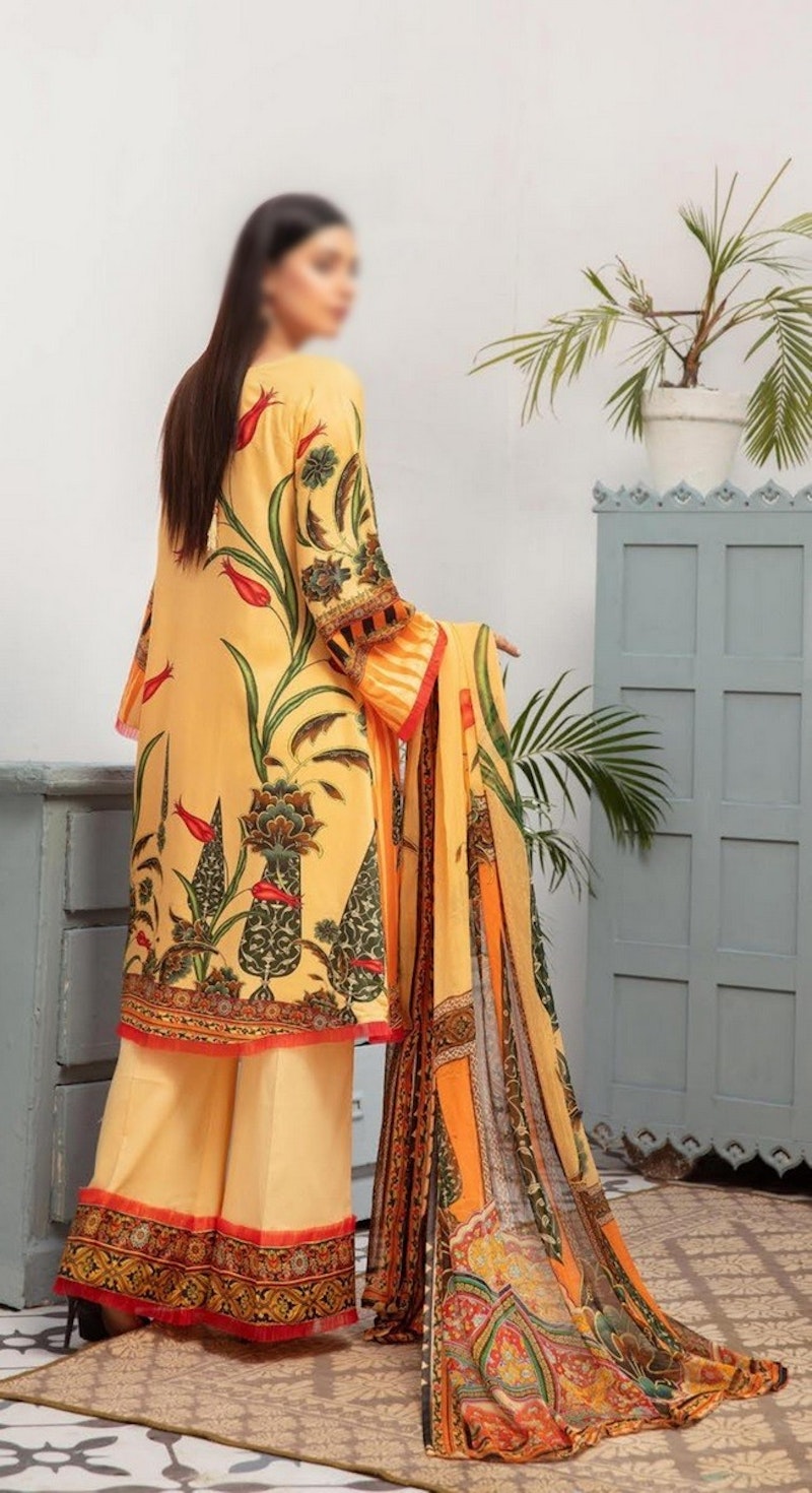  NUR Dastoor Printed Viscose Unstitch Collection - D-V-13