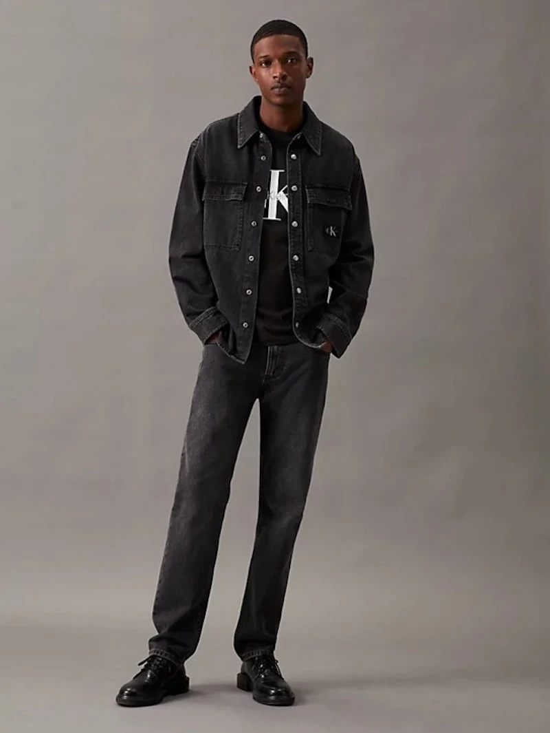 CALVIN KLEIN JEANS - T-SHIRT NOIR LOGO EMBLÉMATIQUE