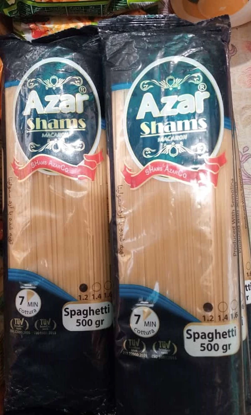 Azar Shams Spaghetti 500gm