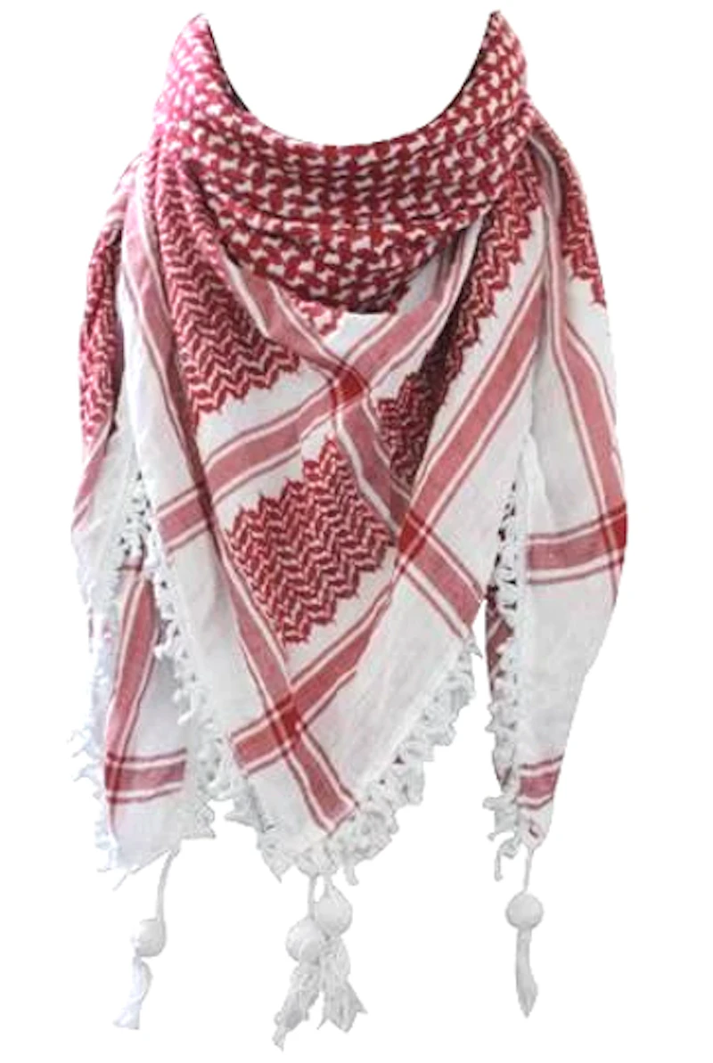 Keffiyeh made in Palestine red