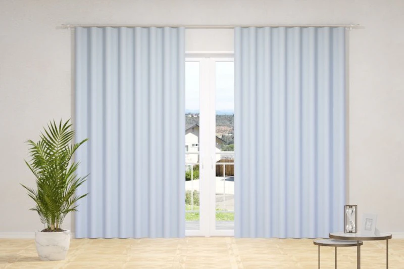 Curtain fabrics - SUNOUT, (back side of fabrics woven in white color), in 85 colors, width - 1,50 m.)