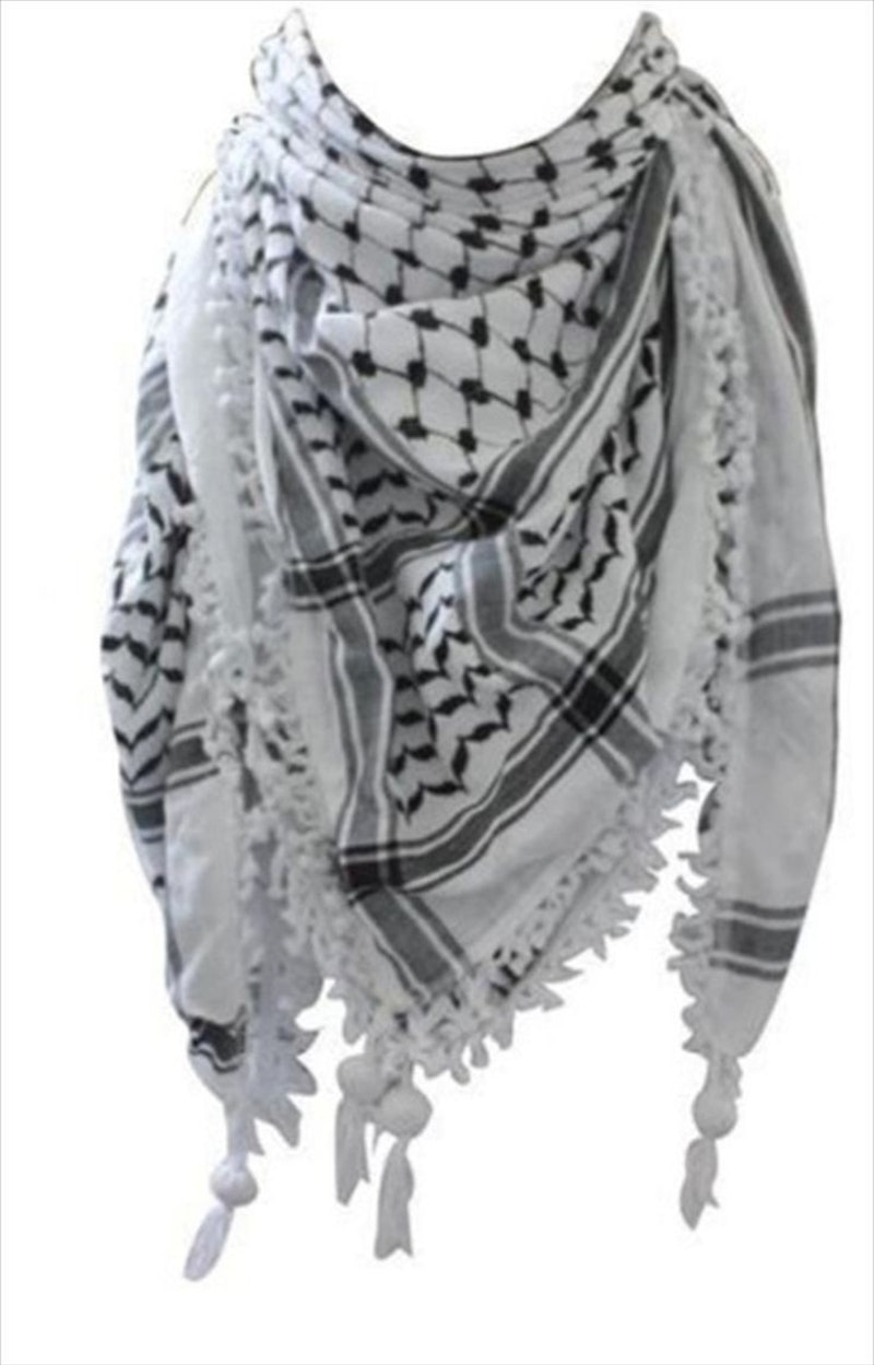 Hirbawi Kufiya Palestine White men/women shawl kuffiyeh scarf Shemagh head wrap 