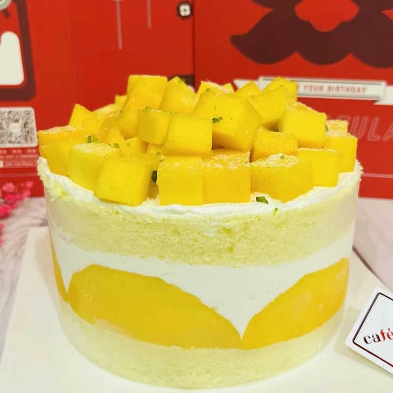 Mango mango cake 6 inches (Cafe free)