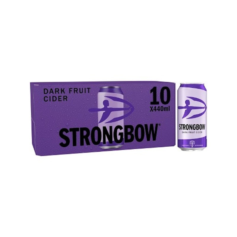 Strongbow Dark Fruit Cider Cans 10 x 440ml