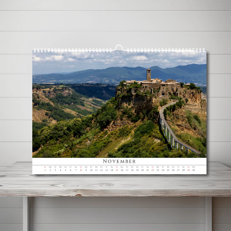 DIN A3 Wandkalender Italien 2026